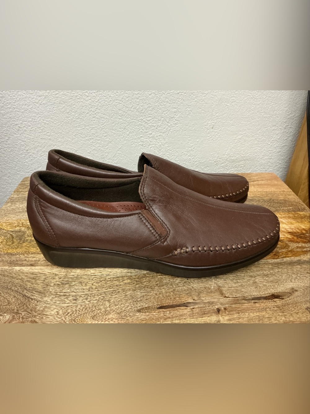 SAS Tripad Dream Comfort Shoes Brown Slip On Loafers Size 9 N Narrow
